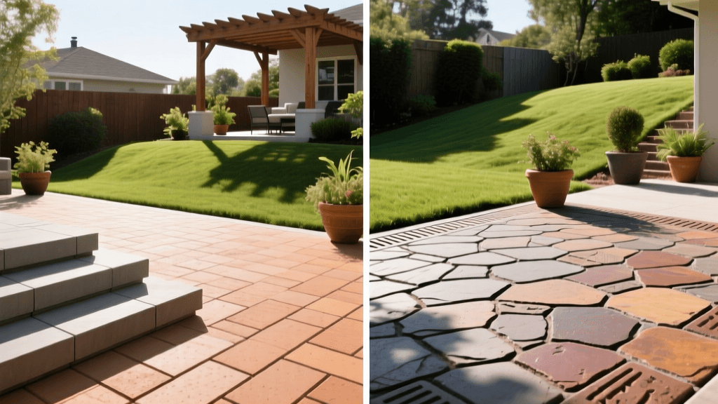 Paver Patio vs Stamped Concrete: Complete Cost Guide