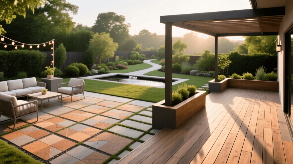 Paver Patio vs Composite Deck: Costs, ROI, and Design