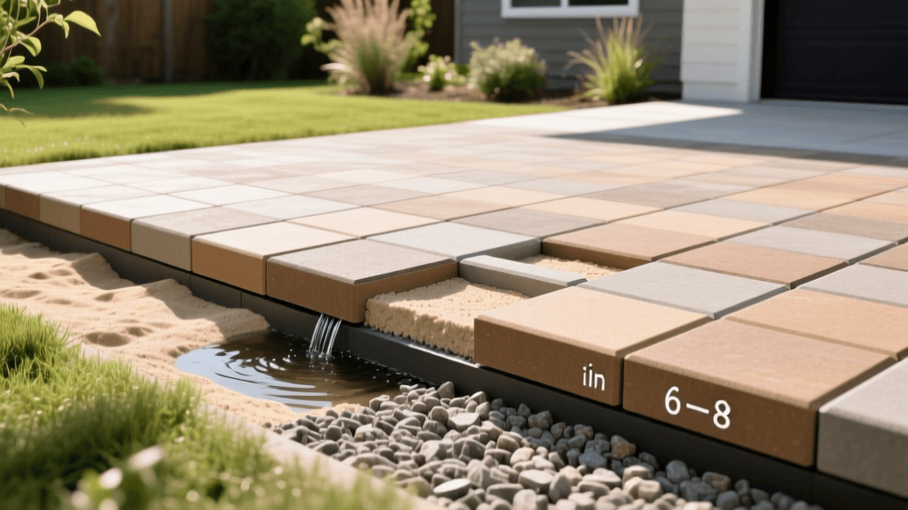 Designing a Permeable Paver Patio for Better Yard Drainage
