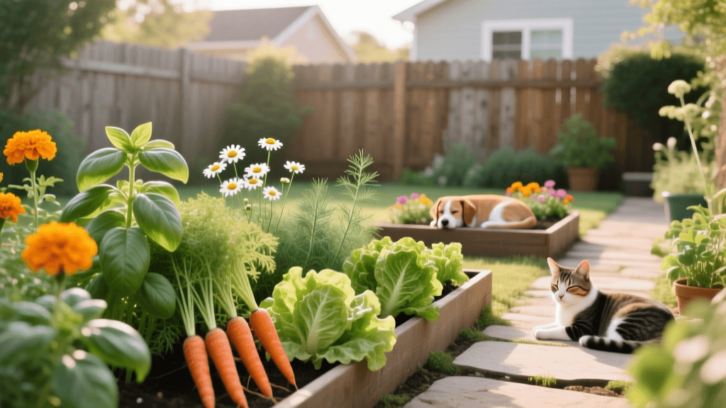 Pet-Safe Vegetable And Flower Companion Planting Guide