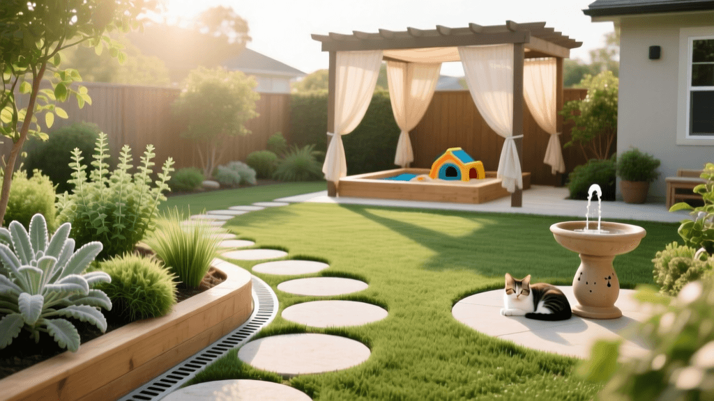 Designing a Pet-Safe and Toddler-Friendly Backyard