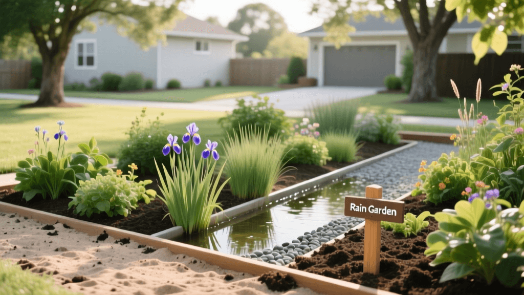 How to Plan and Design a Backyard Rain Garden for Drainage