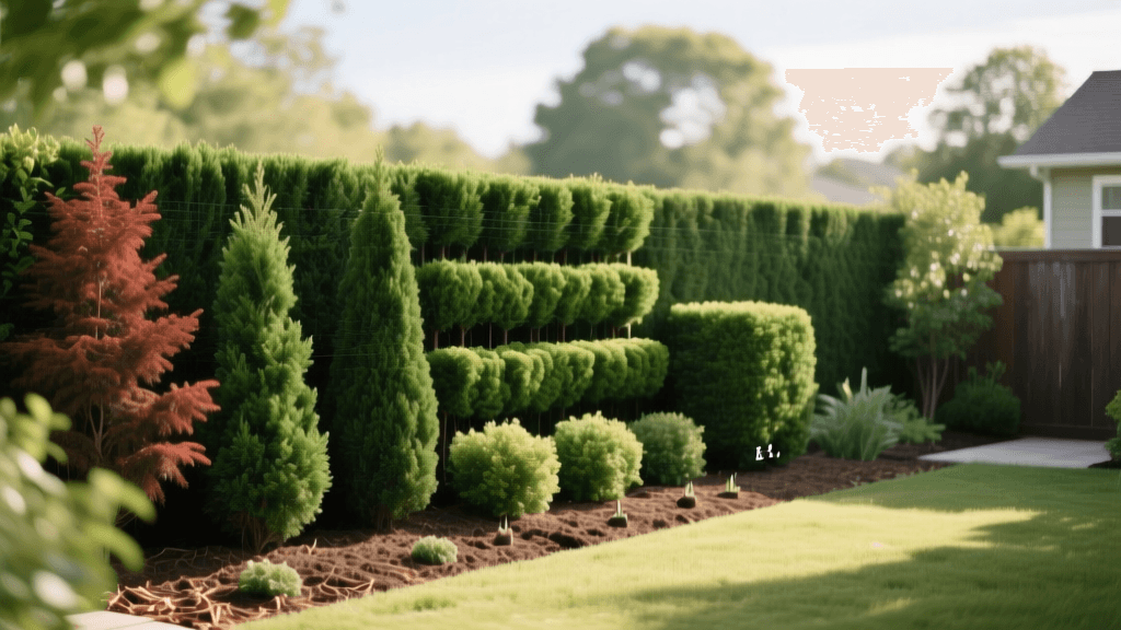 Designing Evergreen Privacy Screens: Spacing and Species