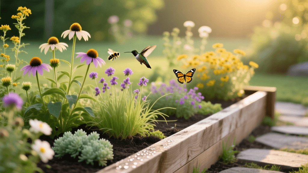 Beginner Guide to Planting a Native Pollinator Garden Bed