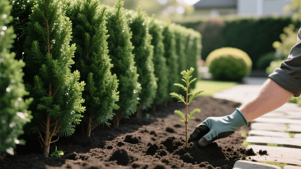 Beginner Guide: Planting an Arborvitae Privacy Hedge