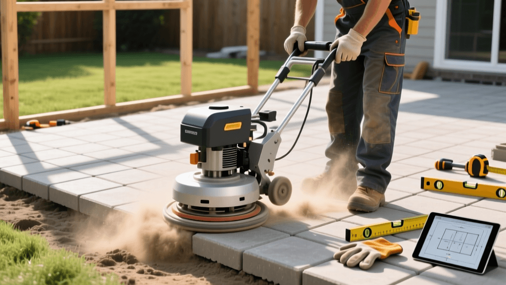 Plate Compactor Guide: Sizing and Renting for Paver Patios