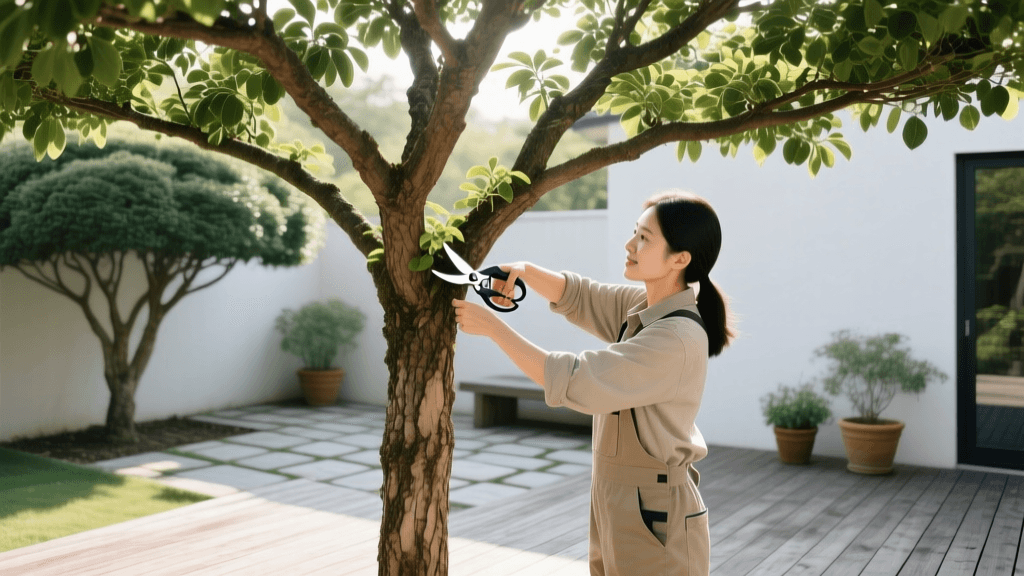 Pruning Trees for Patio Shade and Outdoor Entertaining