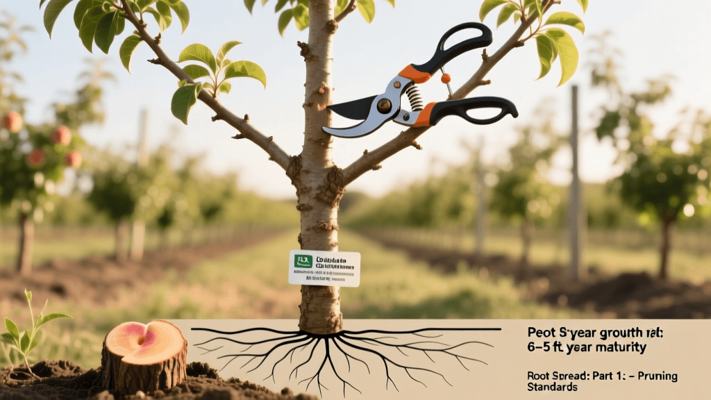 Pruning Young Fruit Trees For Ideal Branch Structure