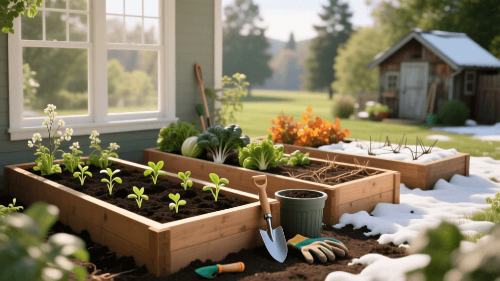 Raised Bed Vegetable Garden Seasonal Maintenance Schedule