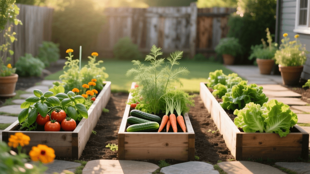 Raised Bed Kitchen Garden Design: Layouts and Planning