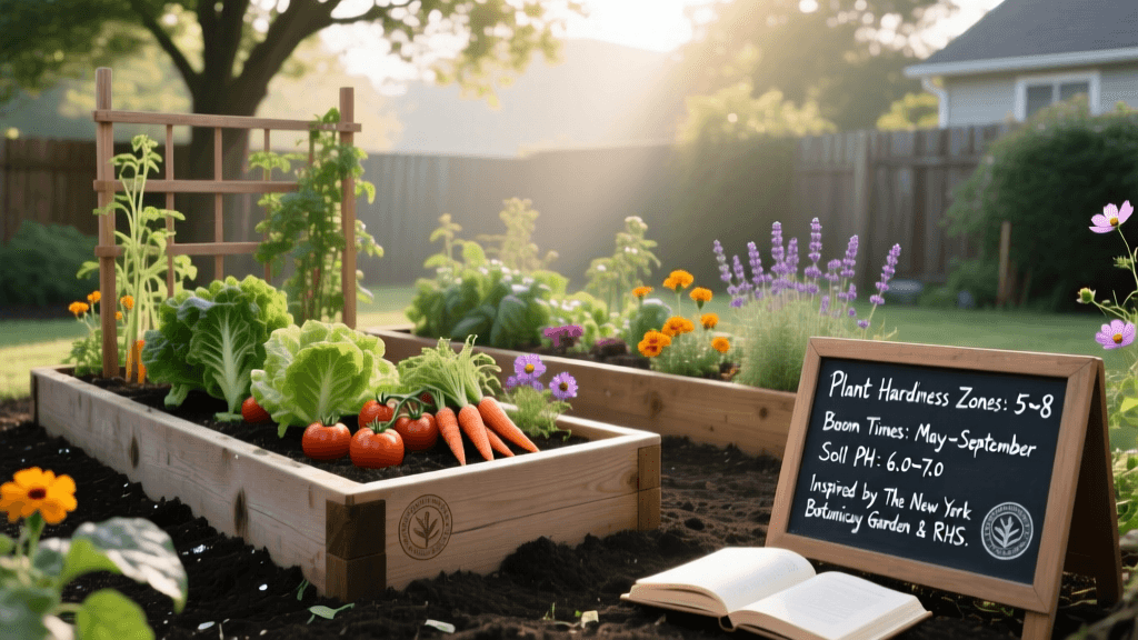 Raised Bed Vegetable Garden Layout For Small Backyards