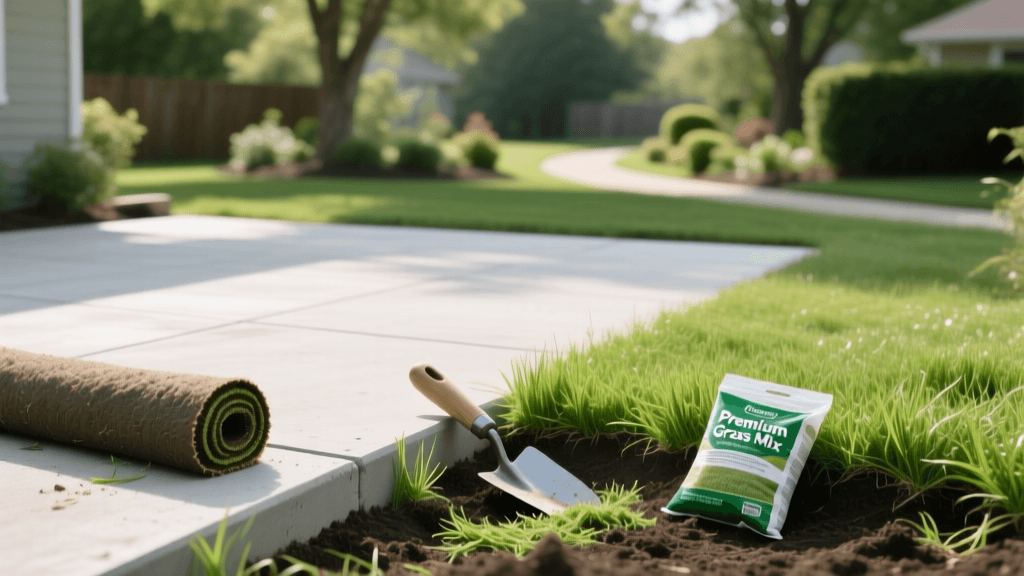 How to Recover Your Lawn After Patio or Pool Installation