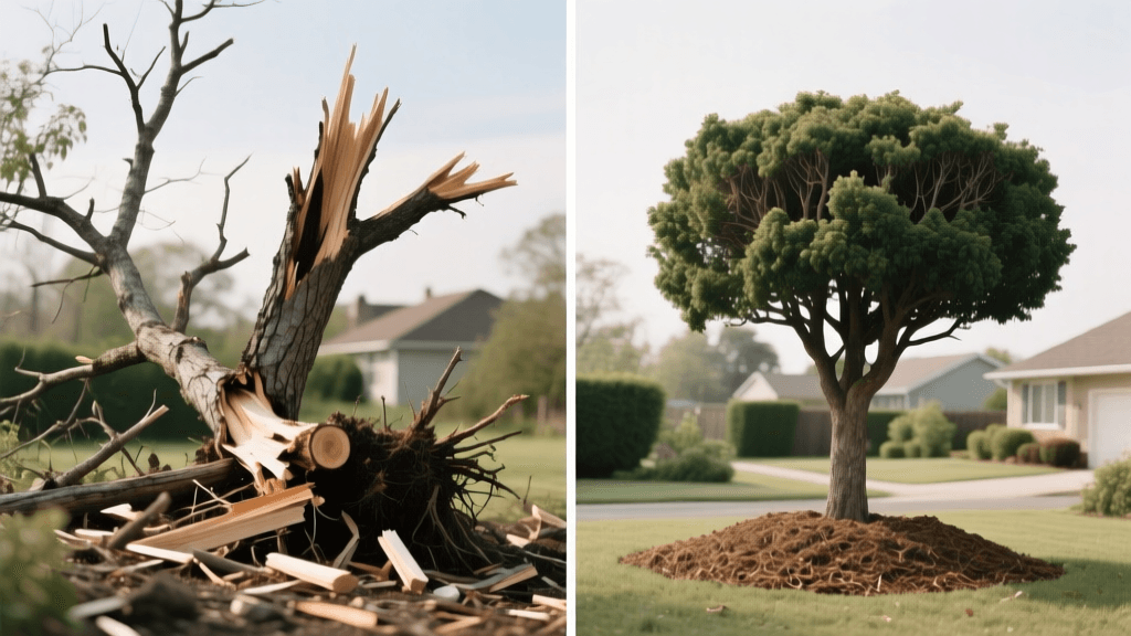 Storm Damaged Tree Restoration: Before And After Guide