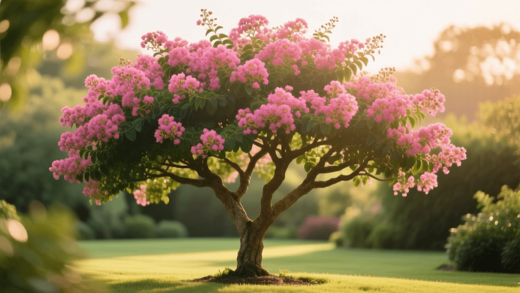 Before & After: Restoring a Topped Crape Myrtle Tree