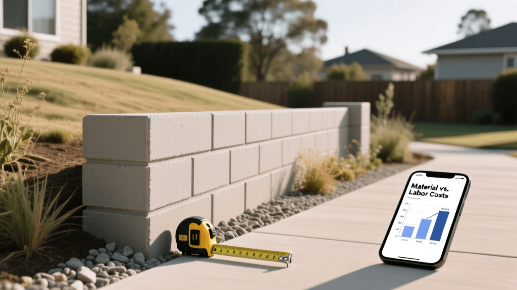 Retaining Wall Cost Guide: Materials, Labor, and DIY vs Pro Pricing