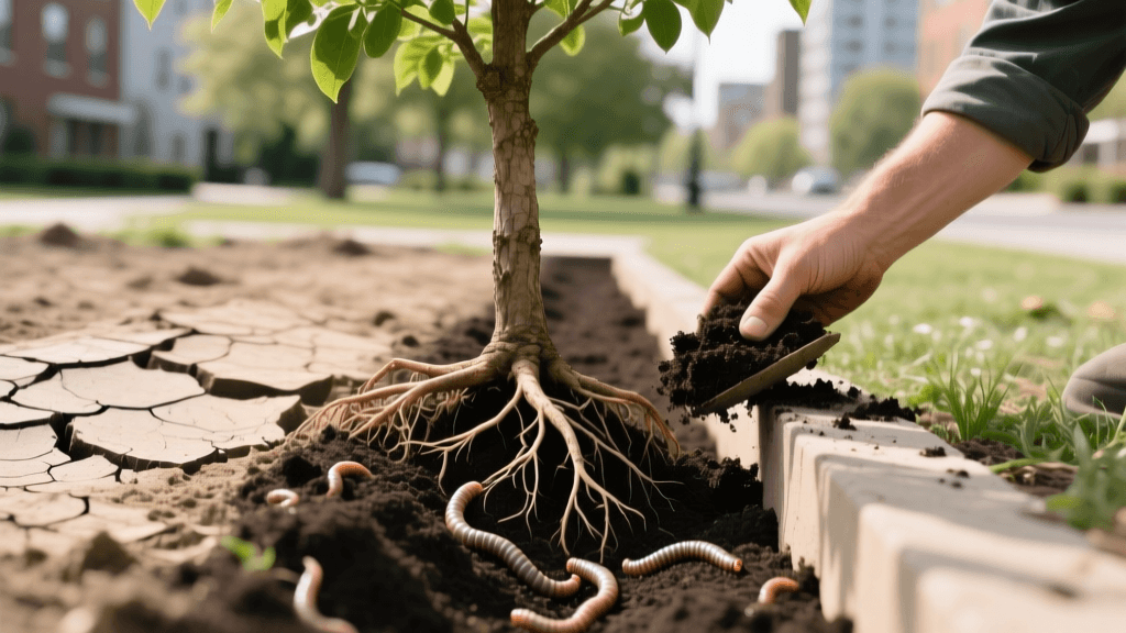 Reviving Compacted Tree Soils With Compost Applications