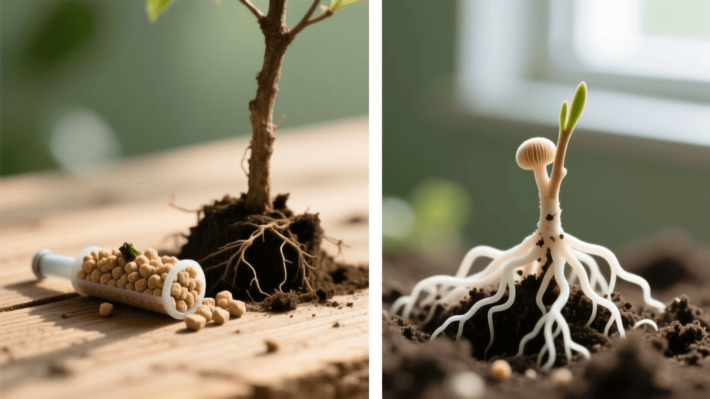 Root Stimulator vs Mycorrhizal Fungi for Tree Planting