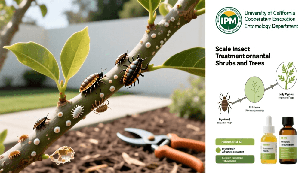 Scale Insect Treatment On Ornamental Shrubs And Trees