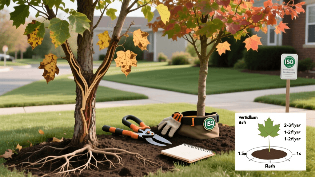 Signs Of Verticillium Wilt In Ash And Maple Trees