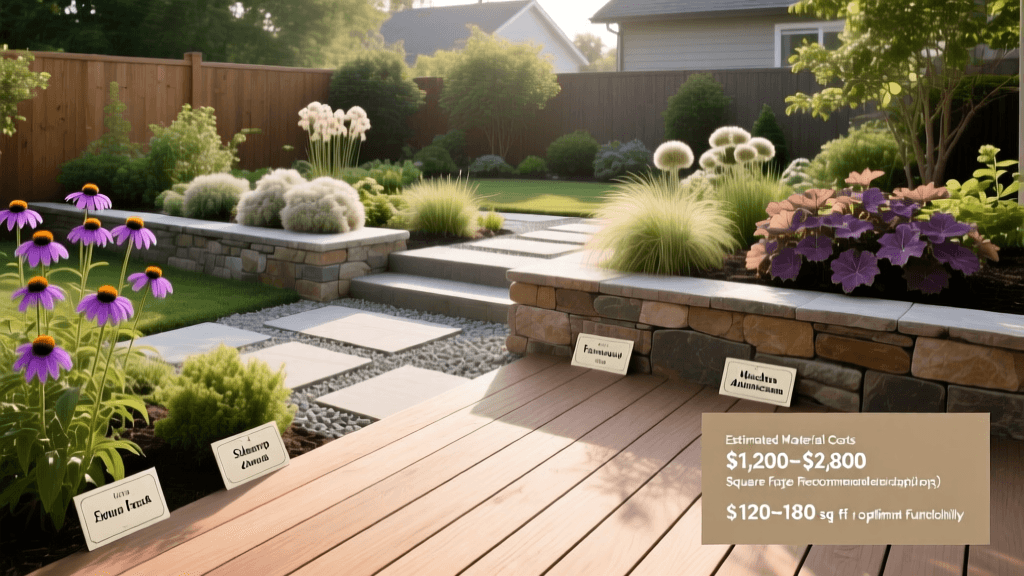 Small Backyard Deck And Garden Integration Ideas