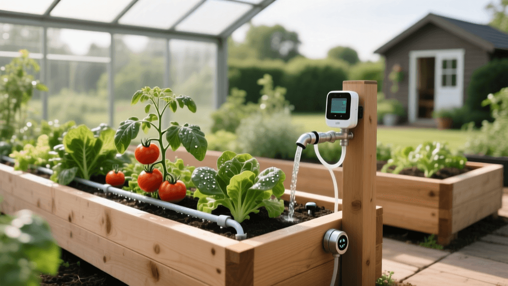 Smart Irrigation Automation for Raised Bed Vegetable Gardens