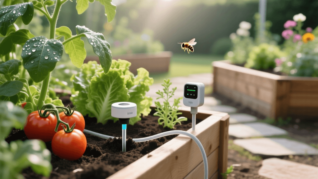 Smart Irrigation And Soil Sensors For Vegetable Gardens