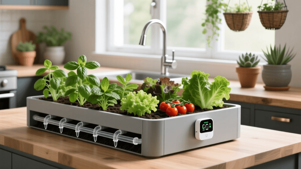 Designing a Smart Kitchen Garden with Automated Irrigation