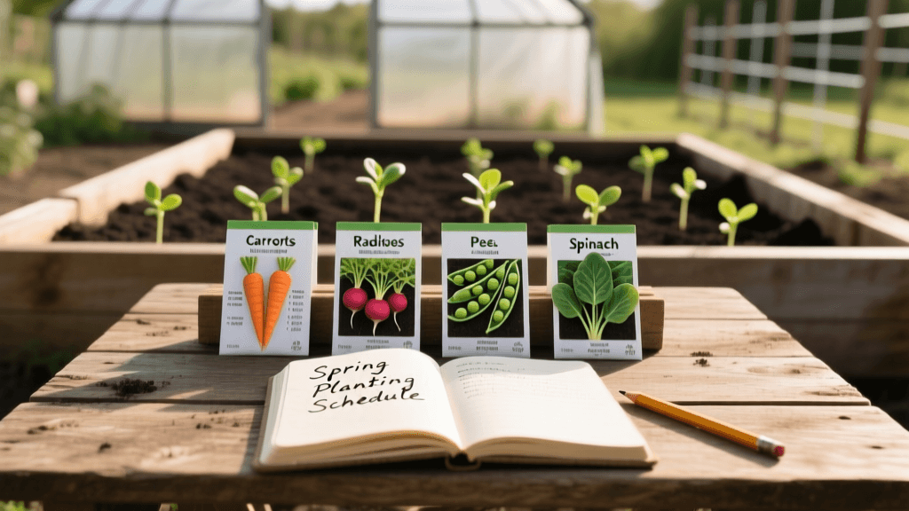 Spring Vegetable Planting Schedule For Garden Harvests
