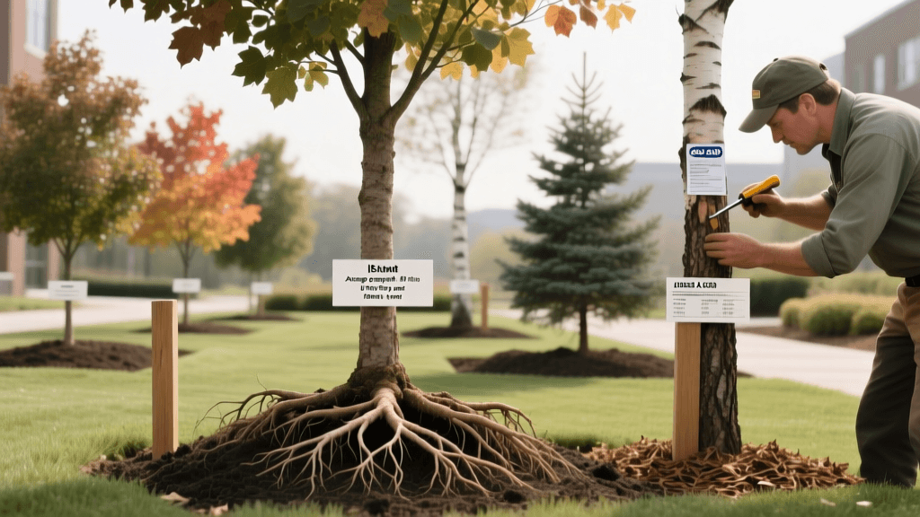 Stake Newly Planted Trees Properly For Stability