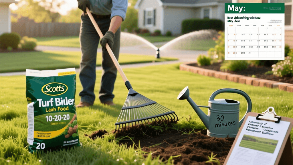 Step By Step Guide To Lawn Dethatching With A Rake