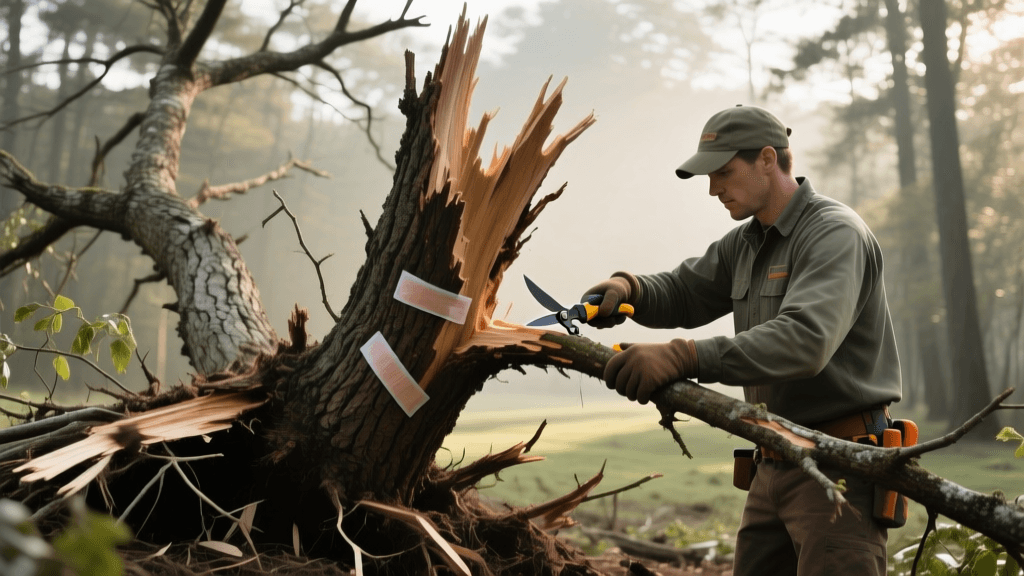 Before And After: Reviving Storm-Damaged Oak Trees