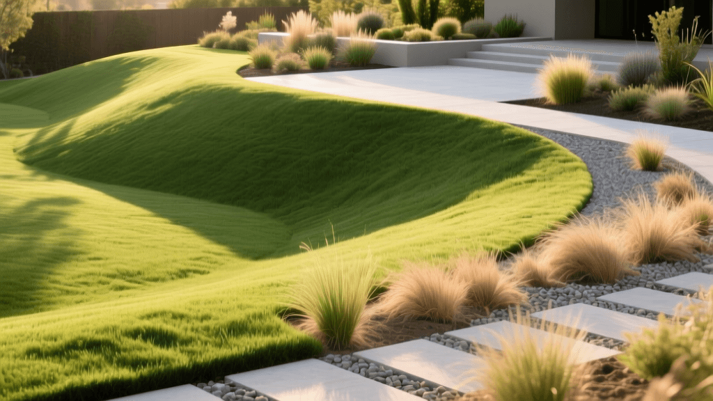 Strategic Lawn Shaping and Hydrozoning for Easy Care