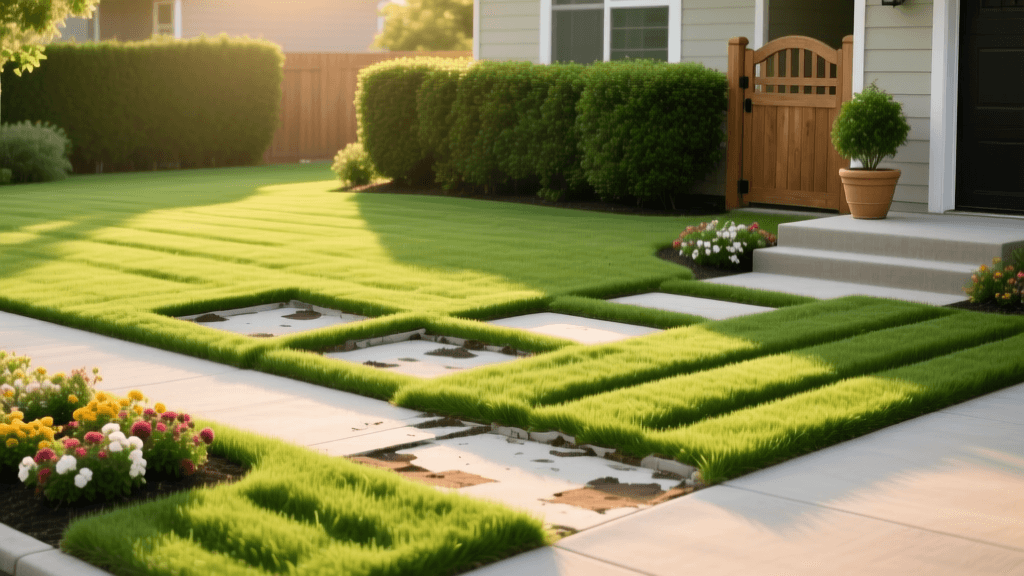 Lawn Prep for Summer Parties: Curb Appeal & Traffic Repair