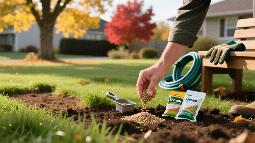 Timing Grub Control Applications With Fall Overseeding