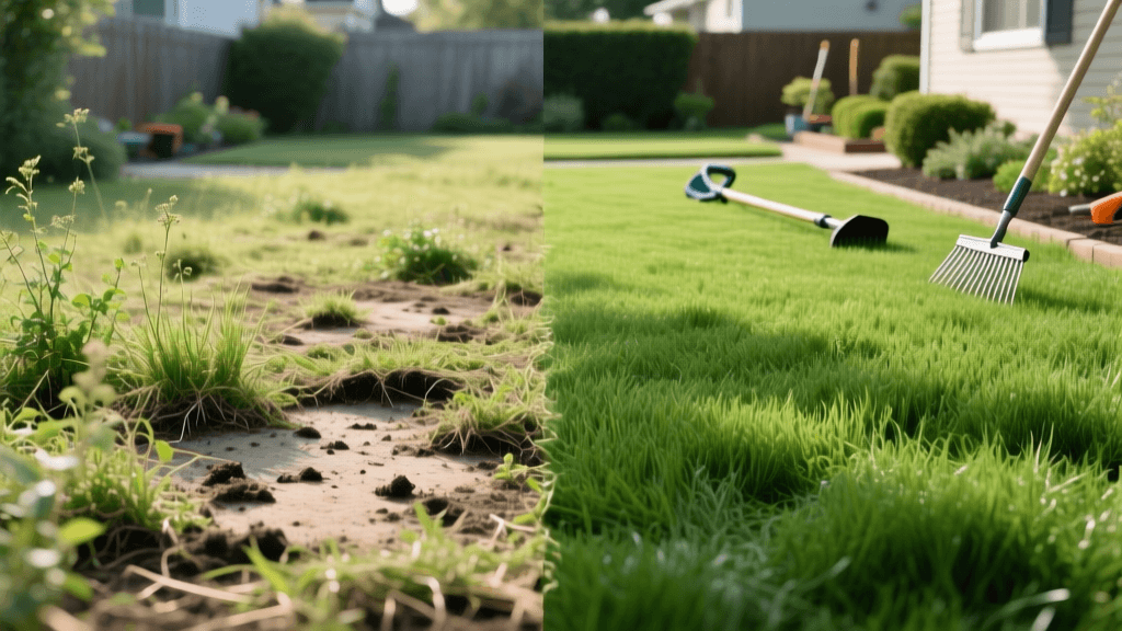 From Weeds to Wow: Transforming a Neglected Fescue Lawn