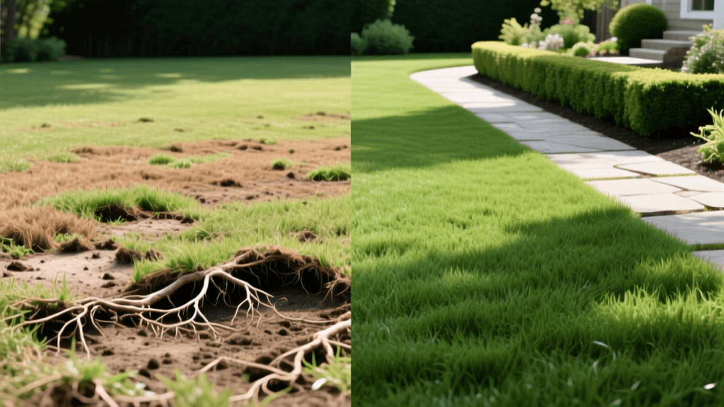 Before & After: Transforming a Severe Grub-Damaged Lawn