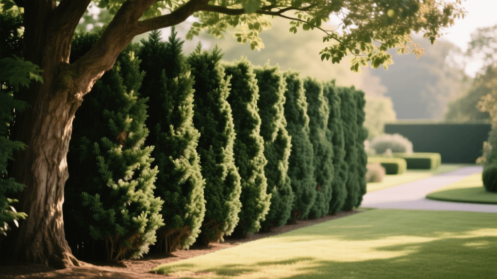 Designing a Tree Privacy Screen: Species and Spacing Guide