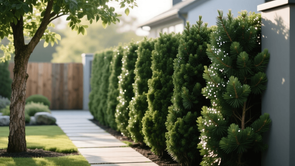 Designing a Tree Privacy Screen: Spacing, Species, and Planning