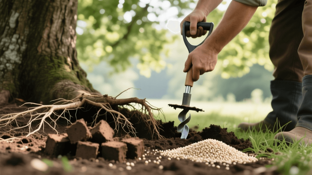 Tree Root Aeration and Canopy Overseeding Care Guide
