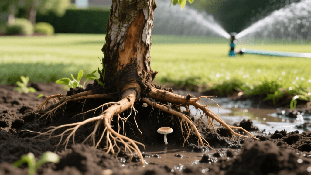 Tree Root Rot Identification and Treatment in Lawns