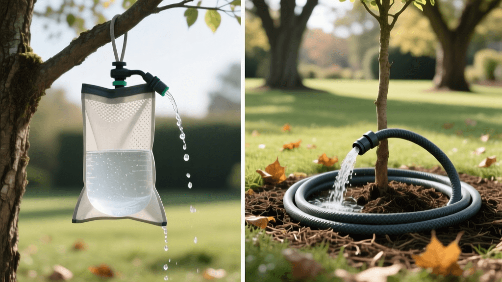 Tree Watering Bags vs Soaker Hoses: Best Deep Root Hydration
