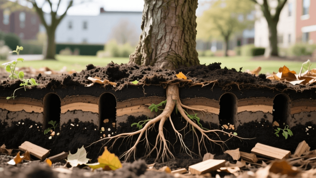 Revitalize Compacted Tree Soil Using Vertical Mulching