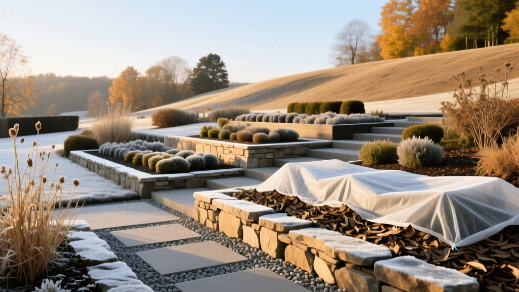 How to Winterize Hardscapes and Perennial Garden Beds