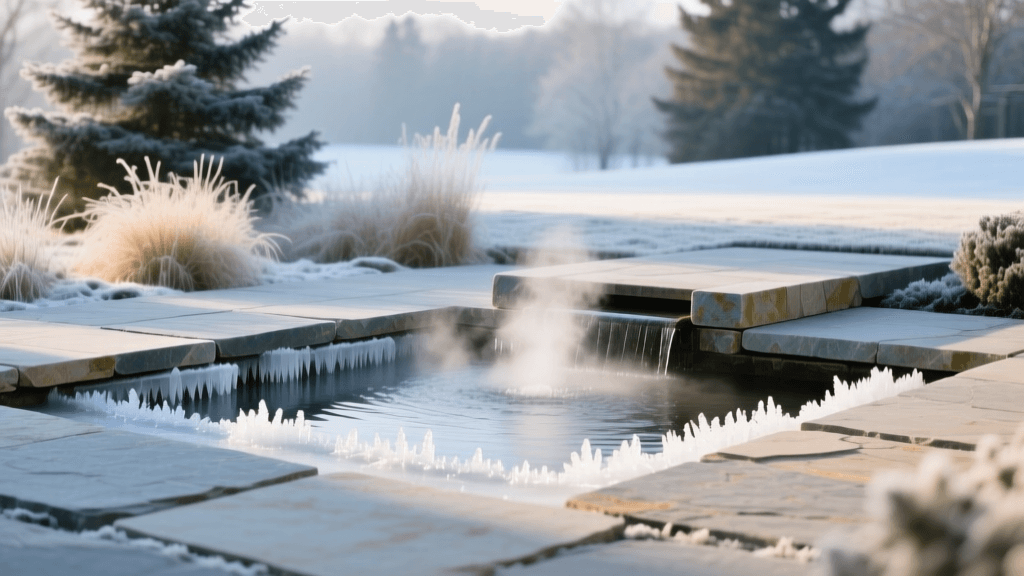 Essential Winter Maintenance for Hardscapes and Water Features