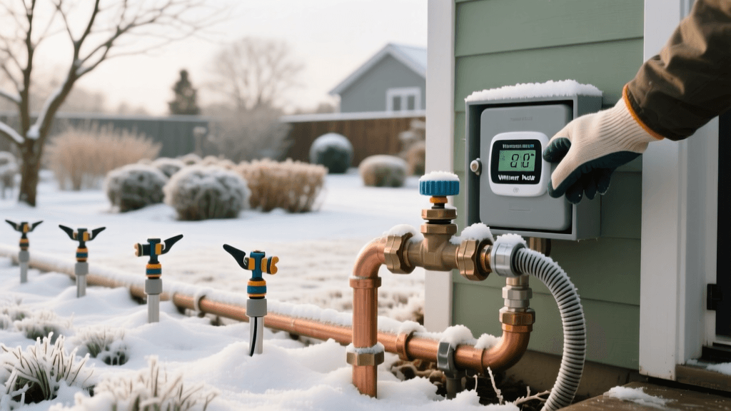 When to Winterize Smart Irrigation and Garden Plumbing