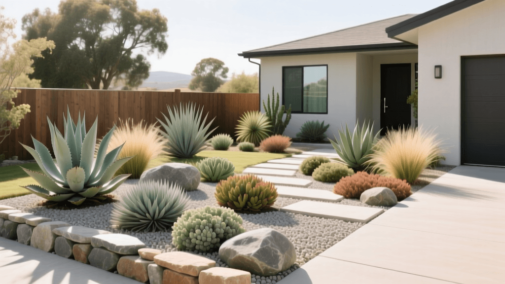 Xeriscape Front Yard Design: Planning a Low-Maintenance Landscape