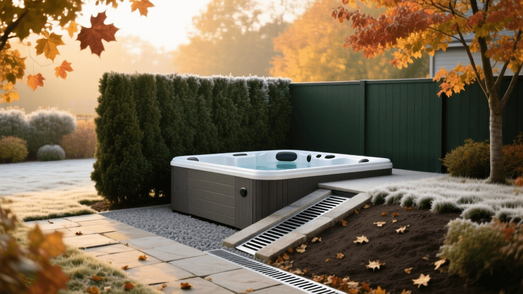 2026 Fall Hot Tub Landscaping: Privacy Screens & Drainage