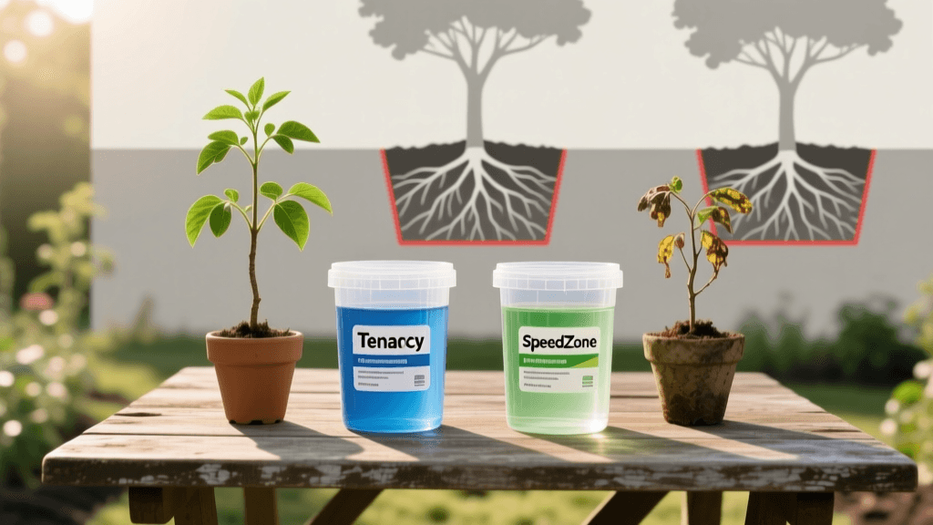 Tenacity vs SpeedZone 2026: Safe Weed Control Near Trees