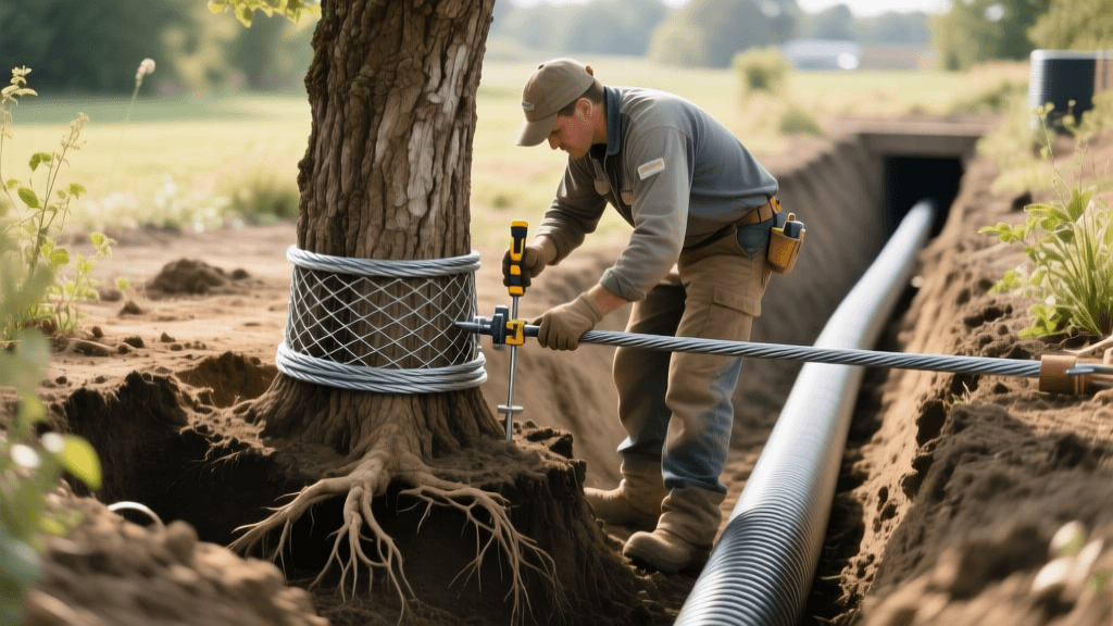 Cobra Tree Cabling And Landscape Drainage Pipe Installation 2026