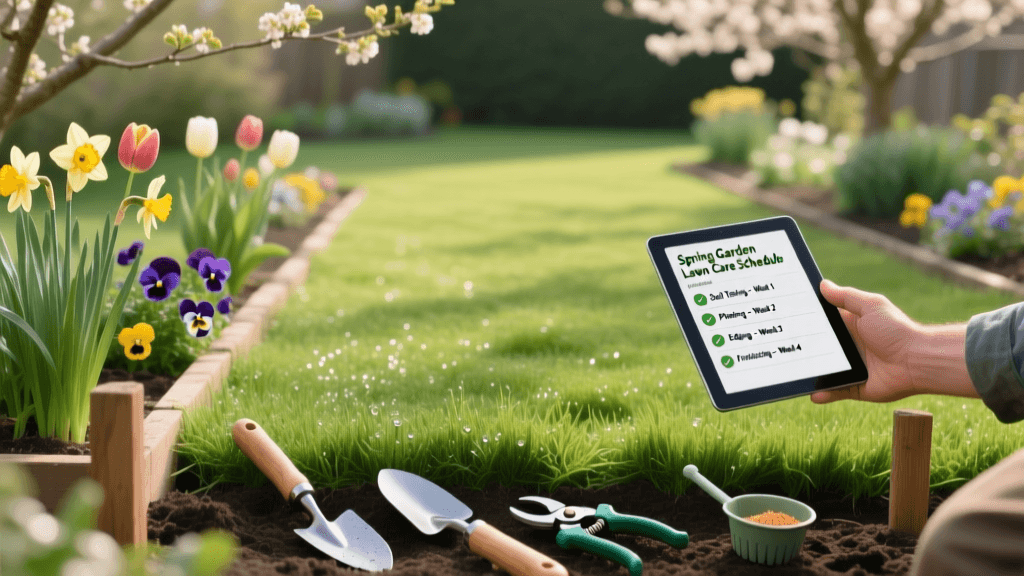 The Ultimate Spring Garden Prep and Lawn Care Schedule